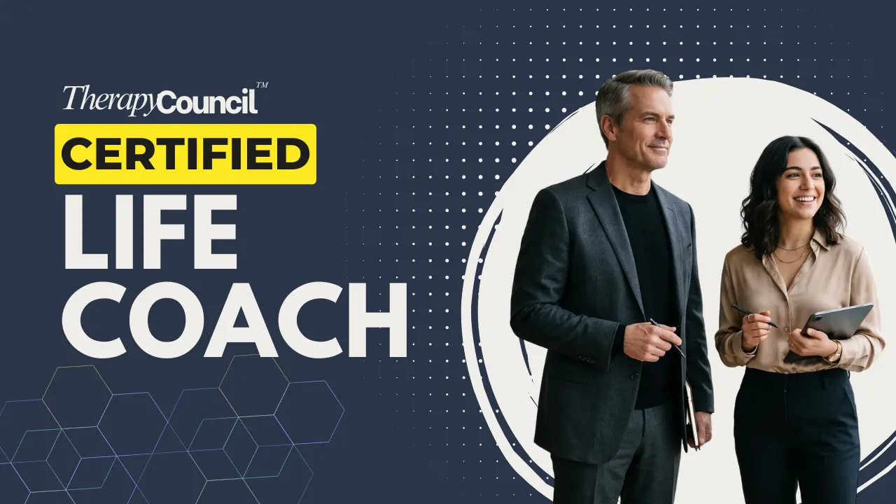 A coach in conversation with a client